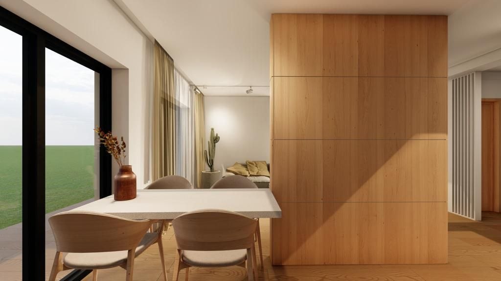 Proiect de Design Interior Rezidențial – Eleganță Naturală și Confort Modern